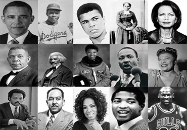 Black history collage